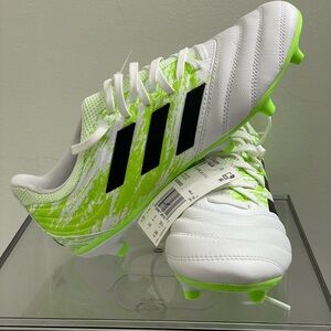 adidas Copa 20.3 Firm Ground "White/Black/Green" Unisex Soccer Cleat Sz 6.5 Male